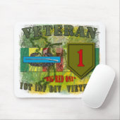 1st Inf Div-Vietnam Mousepad (Mit Mouse)