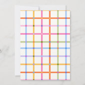 1ST- IT'S FUN TO BE ONE FIRST BIRTHDAY INVITATION  EINLADUNG (Rückseite)