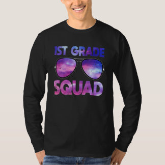 1st Klasse Squad Erste Klasse Erster Schultag Zurü T-Shirt