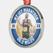 1st Marathon Runner First Running Marathoner 26 2 Ornament Aus Metall (Links)