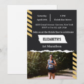 1st Marathon Runner First Running Sport 26 2 Einladung (Vorne/Hinten)