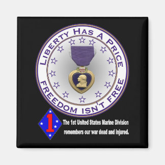 1st Marine Div Erinnerungen DARK Magnet
