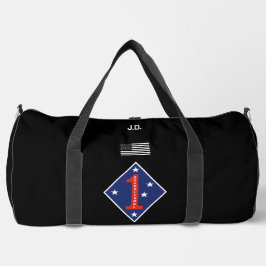 1st Marine Division Veteran Personalized Duffle Bag