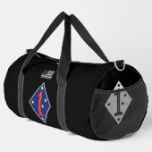 1st Marine Division Veteran Personalized Duffle Bag (Rechte Ecke)