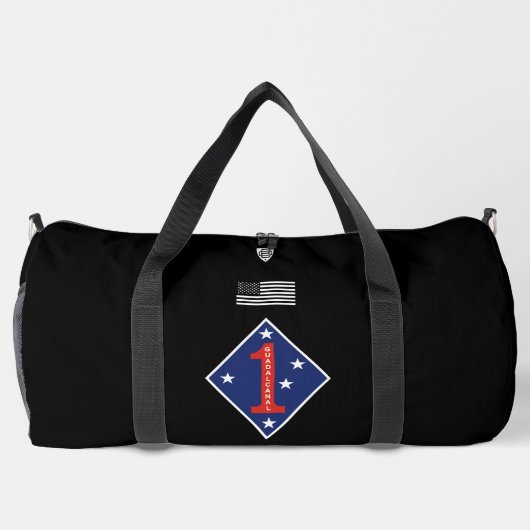 1st Marine Division Veteran Personalized Duffle Bag (Rückseite)