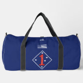 1st Marine Division Veteran Personalized Duffle Bag (Vorderseite)
