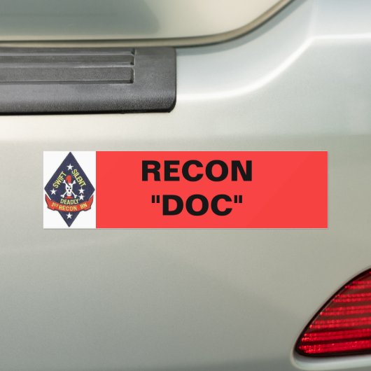 1st_recon-bn_insig, ÜBERHOLTES "DOC. " Autoaufkleber (Auf Auto)