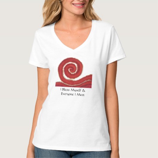 1st-Root Chakra#1: Geld-ICh segnen sich… T-Shirt (Vorderseite)