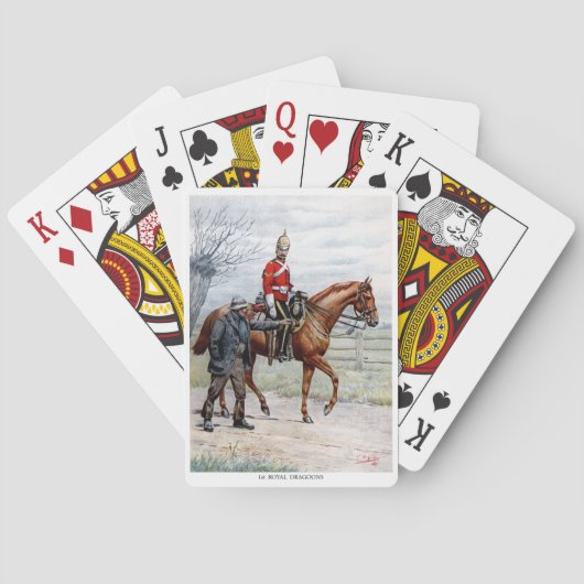 1st Royal Dragoons Spielkarten (Rückseite)