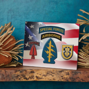 1st Special Forces Group (AIRBORNE) Fotoplatte