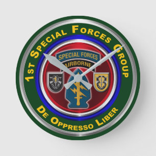 1st Special Forces Group Andenken Runde Wanduhr