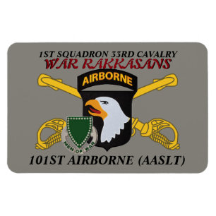 1ST SQN 33D CAV 101ST IM FLUGZEUG MAGNET