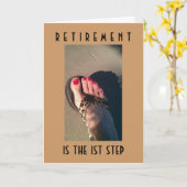 1st STEP TO YOUR NEW ADVENTURE Karte (Gelbe Blume)