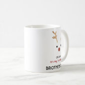1st Time Brother Claus White Family Christmas Kaffeetasse (VorderseiteRechts)