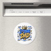 1st Time Dad Zweifarben-Kaffee Magnet (In Situ (Geschirrspüler))