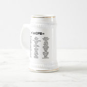 1stCPB Bier Steine Bierglas (Vorderseite Links)