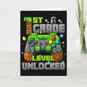1ste Stufe Entsperrter Videogamer Pixel CK to S Karte