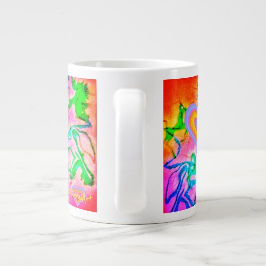 1UNICORN<3 RAINBOOT-TASSE Jumbo-Tasse (Rückseite)