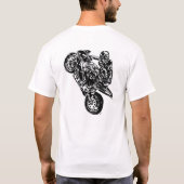 1wheelfelons Bremsung FU-FTP Wheelie-Mittelfinger T-Shirt (Rückseite)