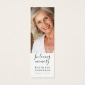 1x3" Foto Gedenkstätte Beerdigung Gedicht MINI Les (Vorderseite)