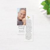 1x3" Hummingbird Beileid Gebet MINI Lesezeichen (Schreibtisch)