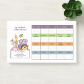 1YR Lieferung von Kindern CUSTOM Zeitplan Prämient Post-it Klebezettel (Büro)