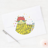 2月 モンスターシール 6枚入り RUNDER AUFKLEBER (Umschlag)