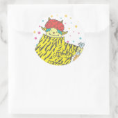 2月 モンスターシール 6枚入り RUNDER AUFKLEBER (Tasche)