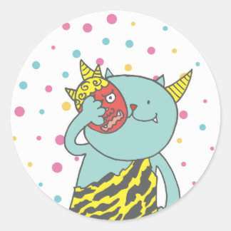 2月 モンスターシール 6枚入り RUNDER AUFKLEBER