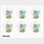 2月 モンスターシール 6枚入り RUNDER AUFKLEBER (Blatt)