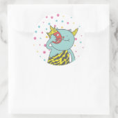 2月 モンスターシール 6枚入り RUNDER AUFKLEBER (Tasche)