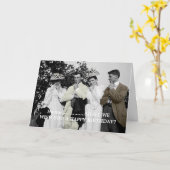 2000-er-Männer bestens gekleidet Frauen Geburtstag Karte (Gelbe Blume)