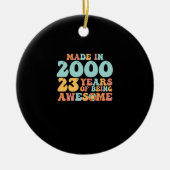 2000 erbaut, 23 Jahre Phantastisch Keramik Ornament (Vorne)