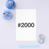 2000 Hashtag 25 Geburtstag Jahrestag Flyer (Einzeln)
