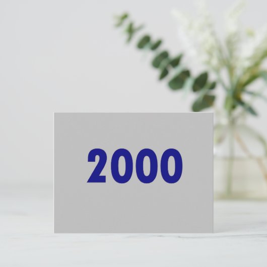 2000 POSTKARTE (Stehend Vorderseite)
