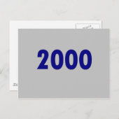 2000 POSTKARTE (Vorne/Hinten)