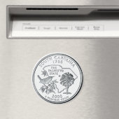 2000 South Carolina Staat Quarter Magnet (In Situ (Geschirrspüler))