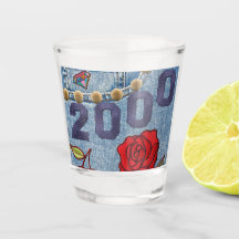 2000 Vintage Poster Geburtstag oder Wiedersehen