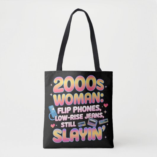 2000er Jahre Frauenästhetik - Y2K Vibes & Retro Sa Tasche (Vorderseite)