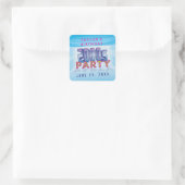 2000er Party Theme Aufkleber (Tasche)