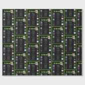 2001 Geburtstagsjahr Trivia Geschenkpapier (Flach)