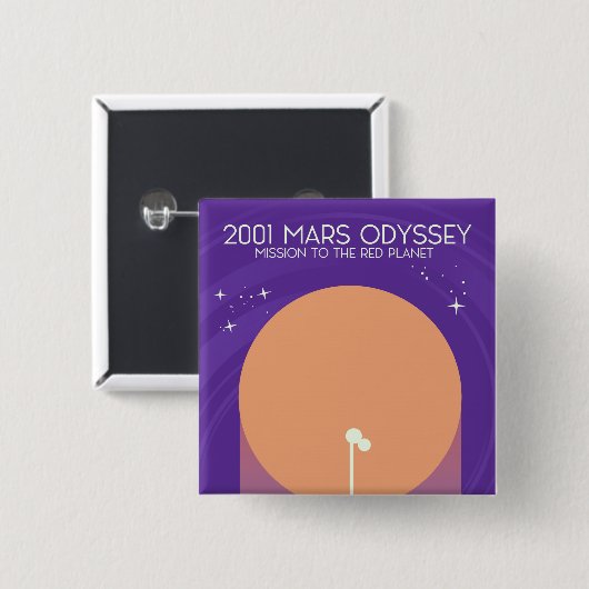 2001 Mars Odyssey Button (Vorne & Hinten)
