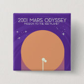 2001 Mars Odyssey Button (Vorderseite)
