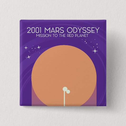 2001 Mars Odyssey Button (Vorderseite)