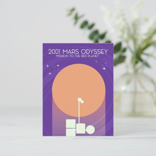 2001 Mars Odyssey Postkarte (Stehend Vorderseite)