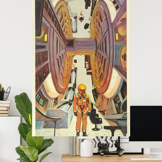 2001 Odyssee im Weltraum Poster (Heimbüro)