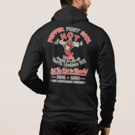 2001 Pepper Fest 25. Jubiläums-Reißverschluss-Jack Hoodie