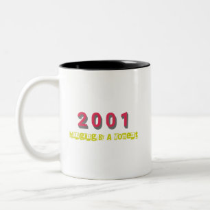 2001 Top-Song, Hanging By A Moment Zweifarbige Tasse