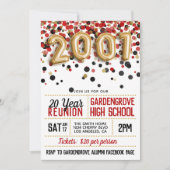 2001 Uni-Wiedersehen Einladung (Vorderseite)