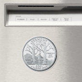 2001 Vermont Staat Quarter Magnet (In Situ (Geschirrspüler))